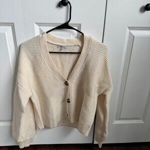 Madewell cream cardigan